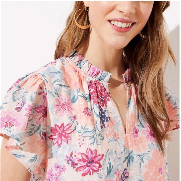 LOFT Floral Dress - Picture 3 of 5